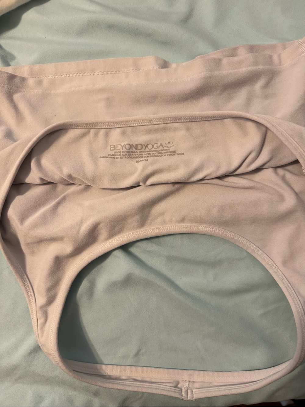 Beyond Yoga white Halter Bralette - Picture 3 of 3